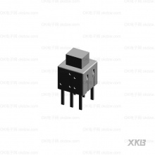  XKB(星坤) 直插按键开关 按键开关  	5.8*5.8平头插件自锁 封装:DIP PN:XKB5858-Z-75